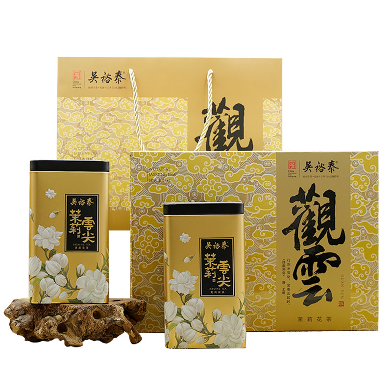 吴裕泰茉莉花茶观云礼盒