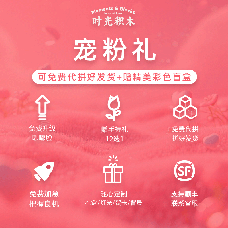 定制照片积木人偶